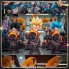 JT Dragon Ball Gogeta Statue Three Head Sculpts Anime Figure Model Desktop Decoration Collectible Gift For Collectors