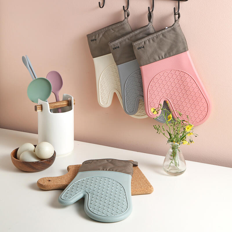 Puko Silicone Oven Kitchen Gloves 1P (3 colors)