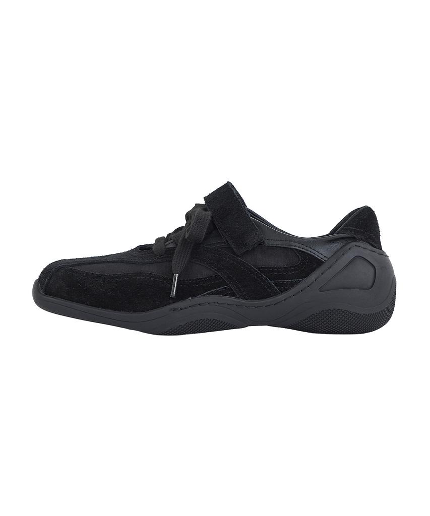 Saintsatin Vine Cowhide Lace-Up Mary Jane Sneakers 2 Colors (3Cm/6Cm) (Type A)