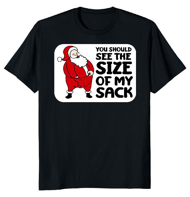 

Рождественская футболка унисекс Of My Sack