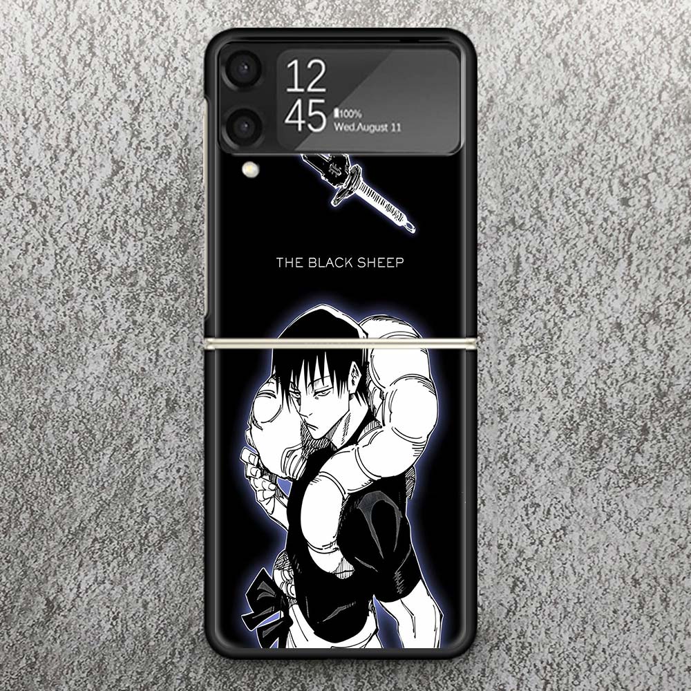 

Kaisen J-Jujutsu Арт-принт Чехол Для Samsung Galaxy Z Flip 3 4 5 6 7 5G Чехол для телефона Flip7 Flip6 Flip5 Flip4 Flip3 Чехол с рисунком F Samsung Z Flip 3