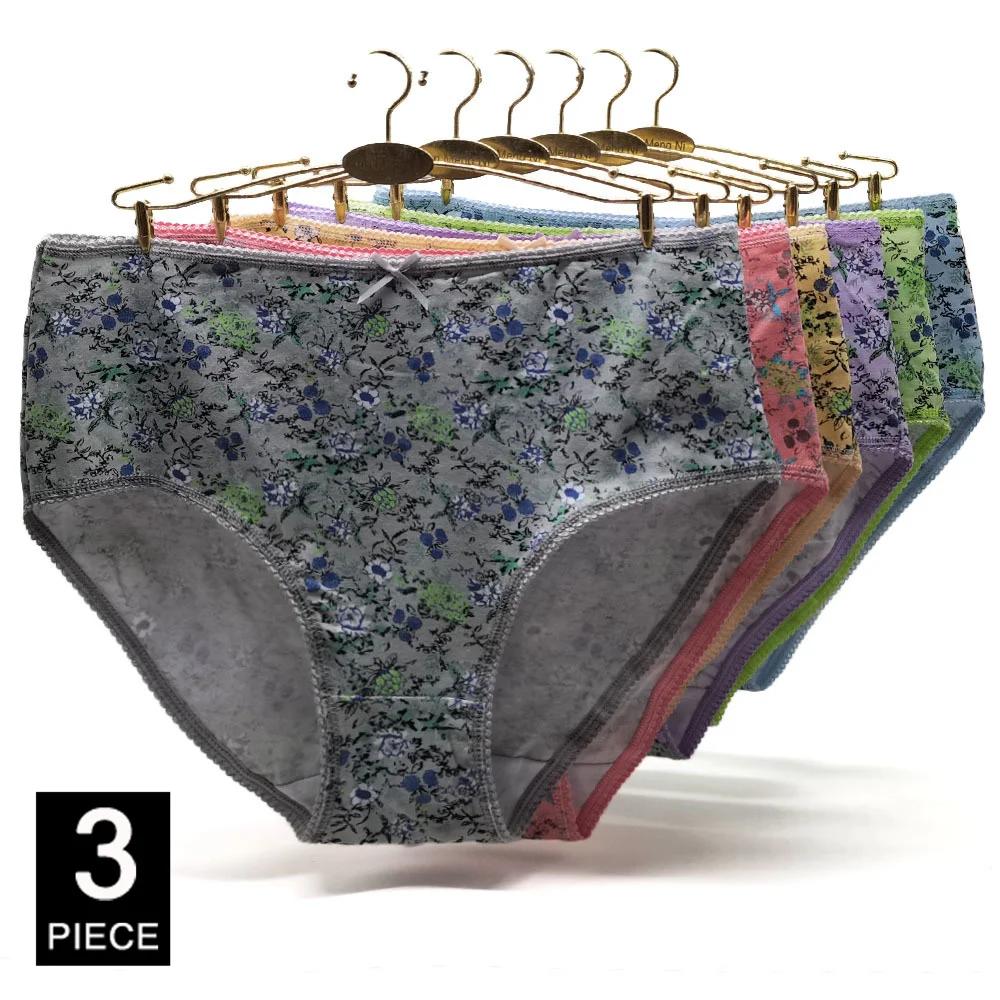 

Трусики больших размеров хлопковое нижнее белье женские трусы женские кникерсы женское белье для девушек интимные большие 3 штуки/лот XXXL&3pcs