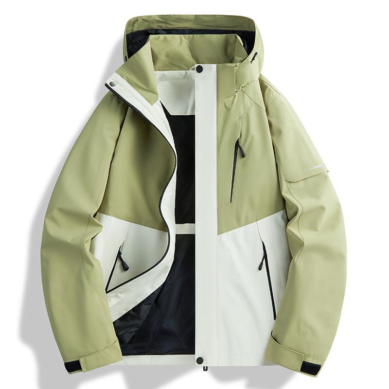 

Women s and Men s Three-in-One Windproof Waterproof Outdoor Jacket with Fleece Lining for Autumn/Winter Mountaineering. M