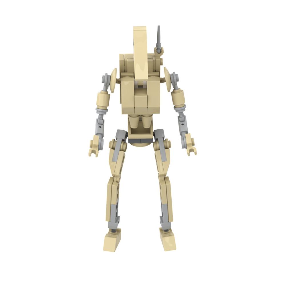 MOC B1 Kampfroboter Modellbausteine Weltraumkrieg Außerirdische Figur Kampfaktivität Mecha Zusammengebaute Steine Spielzeug DIY Kindergeschenk