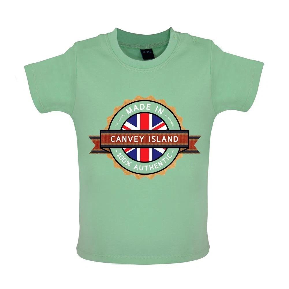 

Made In Canvey Island - Baby / Frog T-Shirt - City Village Born Love 110