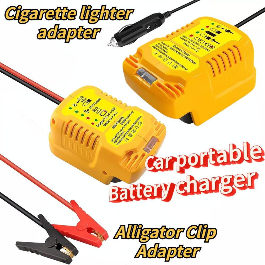 110-240V Winter Lithium Battery Auto Charger Portable Car Cigarette Lighter First Aid Kit Tools For MAKITA Dewalt Milwaukee