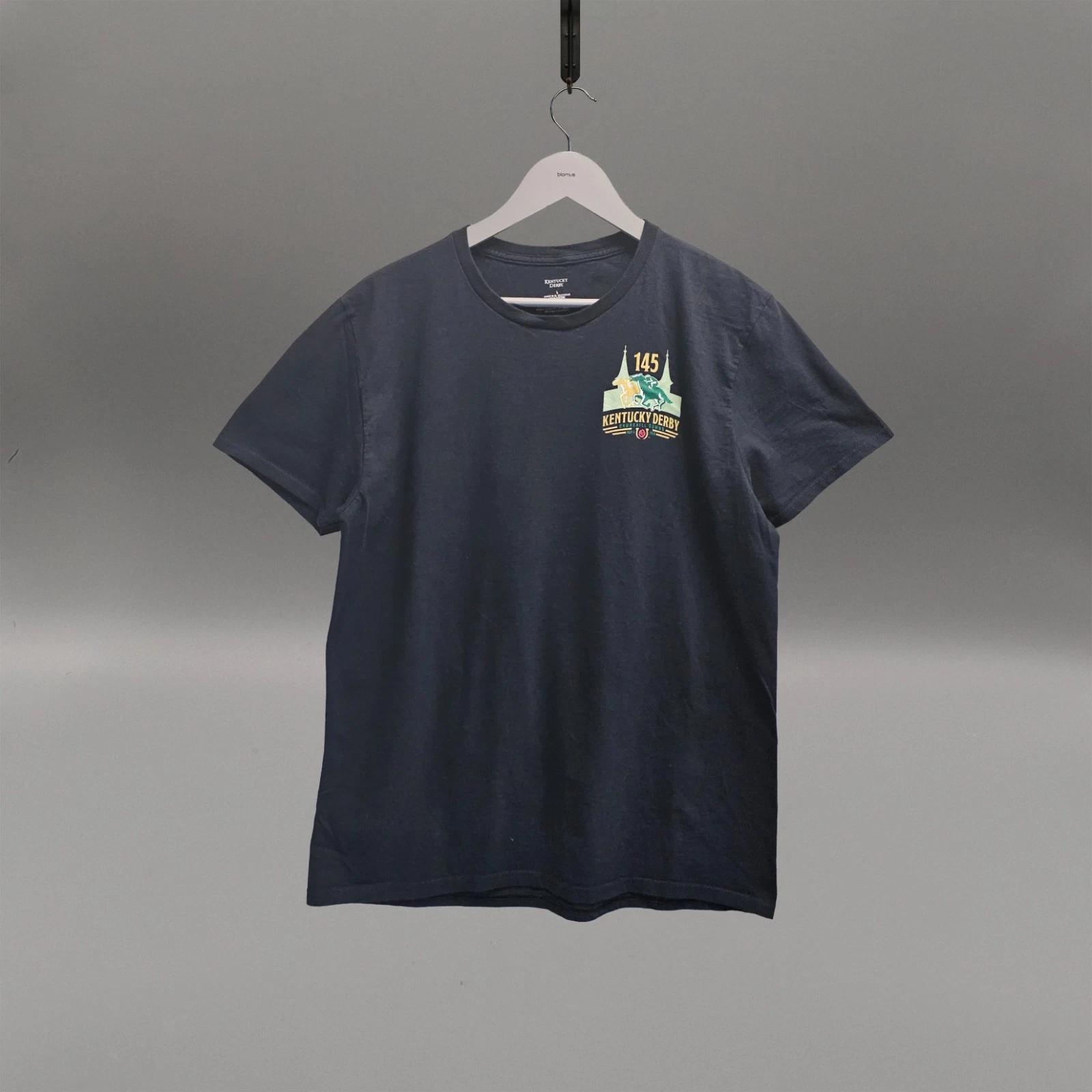 Kentucky Derby 145 Churchill Downs 2019 Horse Racing Graphic T Shirt Large 3852 S