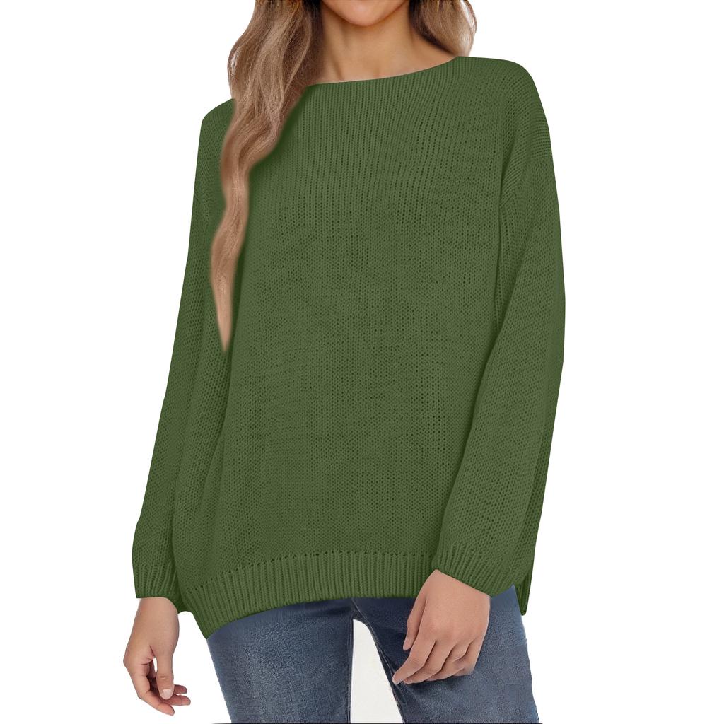 Women's Loose  Winter Knitted Fashion Casual Pullover Sweater
