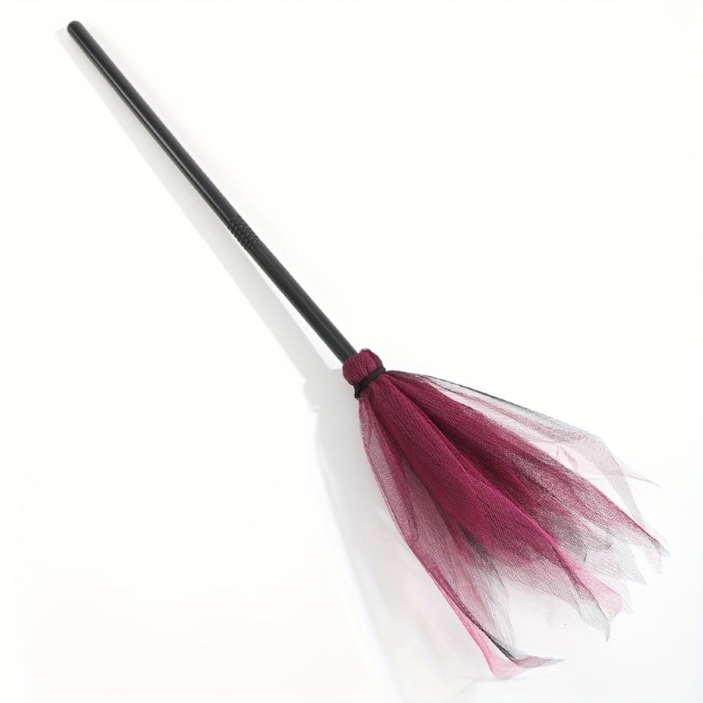 1 Stück Halloween-Hexenmopp-Besen Cosplay-Requisite, abnehmbares lustiges Geisterfest-Ornament, Party-Dekorationsmaterial und kreatives Feiertagskostüm-Geschenk