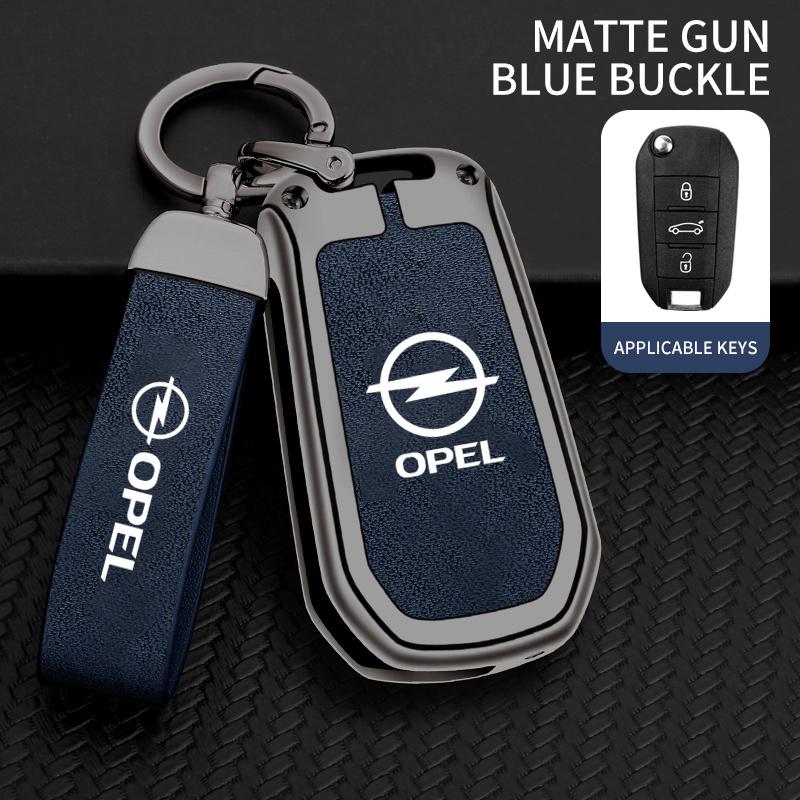 Car Key Case Bag For Opel Mokka Corsa Astra Combo Grandland Insignia 2024 2025 Protective Shell Case Cover Auto Accessories agz588