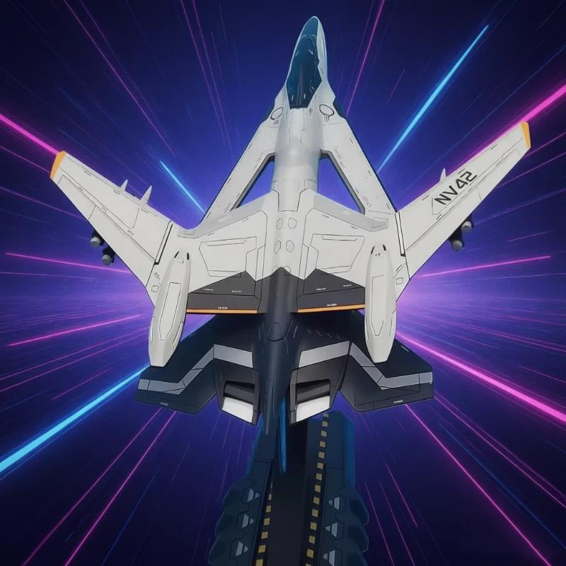 1: 72 Nantianmen Plan Xuan Nv Aerospace Fighter Alloy Aircraft Model Simulation Science Fiction Fighter Exquisite Collection