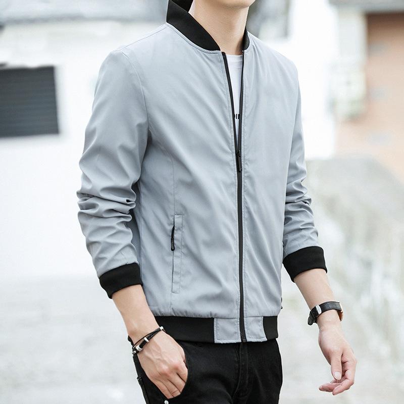 Veste Coréenne pour Homme Vêtements Printemps et Automne Nouveaux Vêtements de Baseball pour Jeunes Veste Décontractée Polyvalente Grande Taille Haut Tendance pour Homme