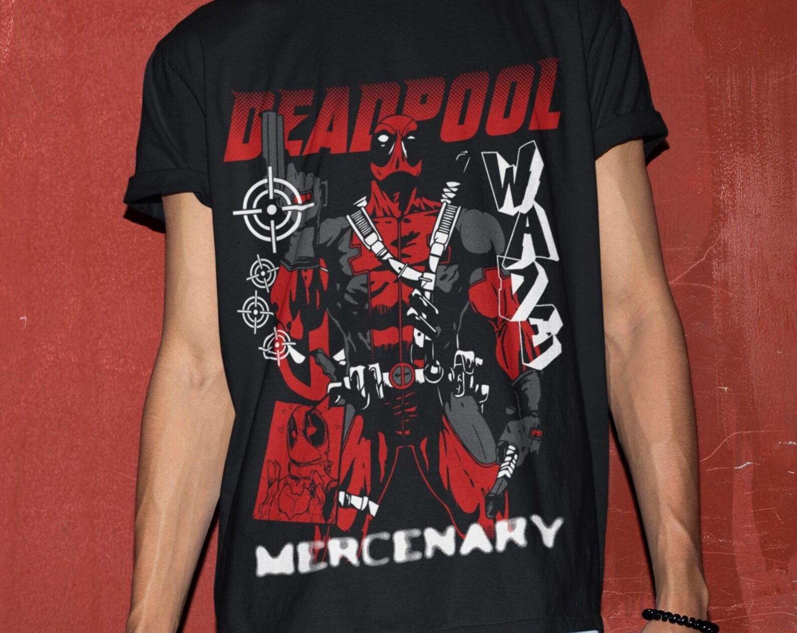 Deadpool Marvel, Superhero, Vintage Comic Shirt, Deadpool Shirt, Funny Marvel Comic, Avengers Gift T-shirt Men, Unisex Gift T-Shirt XL