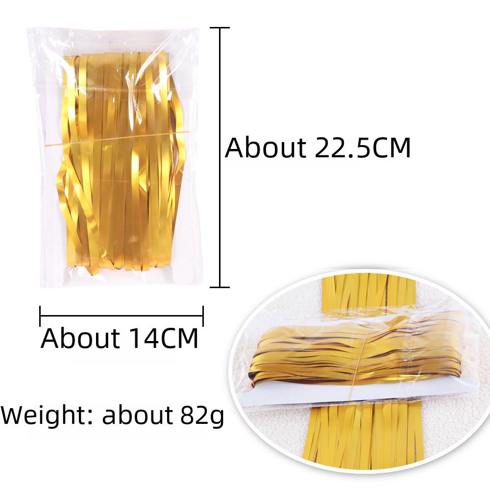 1x2m Elegant Matte Colorful Rain Curtain For Stunning Birthday Wedding Party Decorations