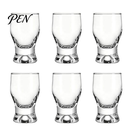 Entertaining And Hosting Barware Mini Snifter Glass with Ergonomic Weighted Base, Crystal Clear Tasting Mixed Drink Serving Cups Glasses, Comfortable