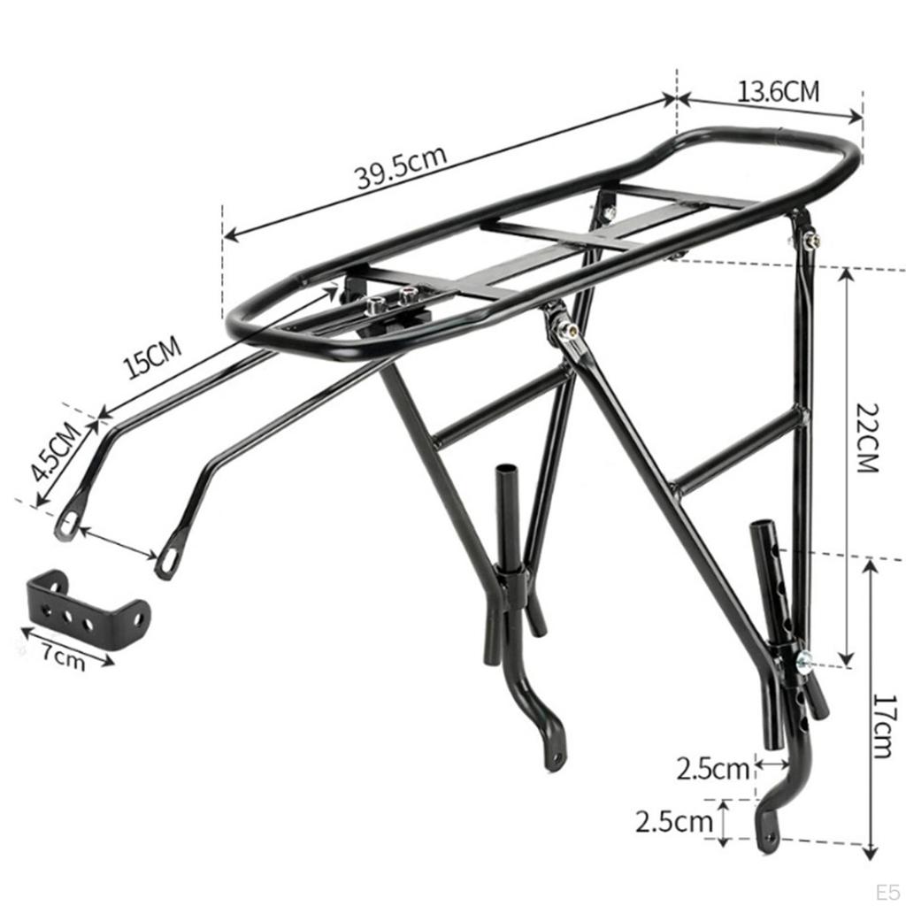 Luggage Rack, Pannier Practical And Replacement, Easy Assembly, High-quality Accessories,