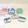 Funny Dialogue Enamel Pins Creative Humor Quotes Brooch Words I'm cuter than you Badges Backpack Lapel Jewelry Kids Friends Gift