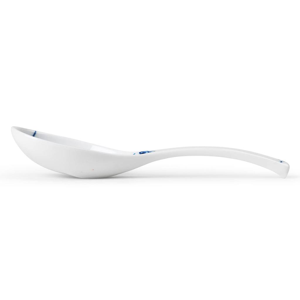 ROYAL COPENHAGEN [Official Import] Royal Copenhagen Blue Palmette Spoon 14cm Wedding Gift Present 1062944 White