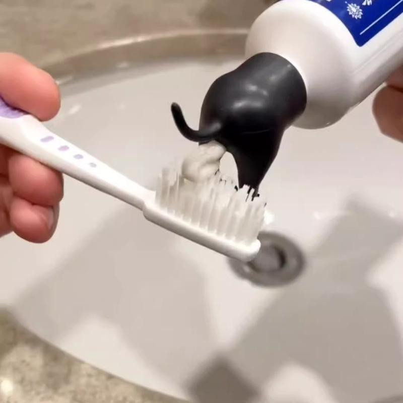 Poop dog toothpaste toe hat children's fun spoof toothpaste set squeeze toothpaste artifact head brushing toy