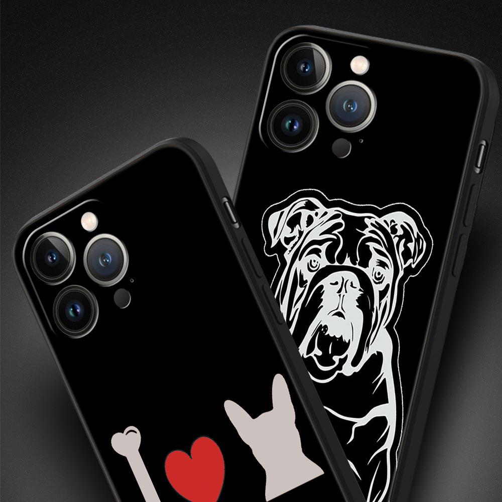 Coque de téléphone bouledogue français pour iPhone Samsung Galaxy Redmi Xiaomi Oppo OnePlus Note SA 7 8 9 10 11 12 13 14 20 21 22 23 53 54 Pro Max Plus Ultra
