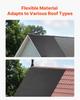 Roll Roofing, 15 X 30 Ft, 45 Mil EPDM Rubber Roofing, Long Lifespan & Weather-resistant, Withstands Harsh Temperatures, Flexible & Easy Installation,
