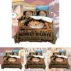 High Definition Digital Printed 3-piece Bedding Set For Us Size Bed Sheet