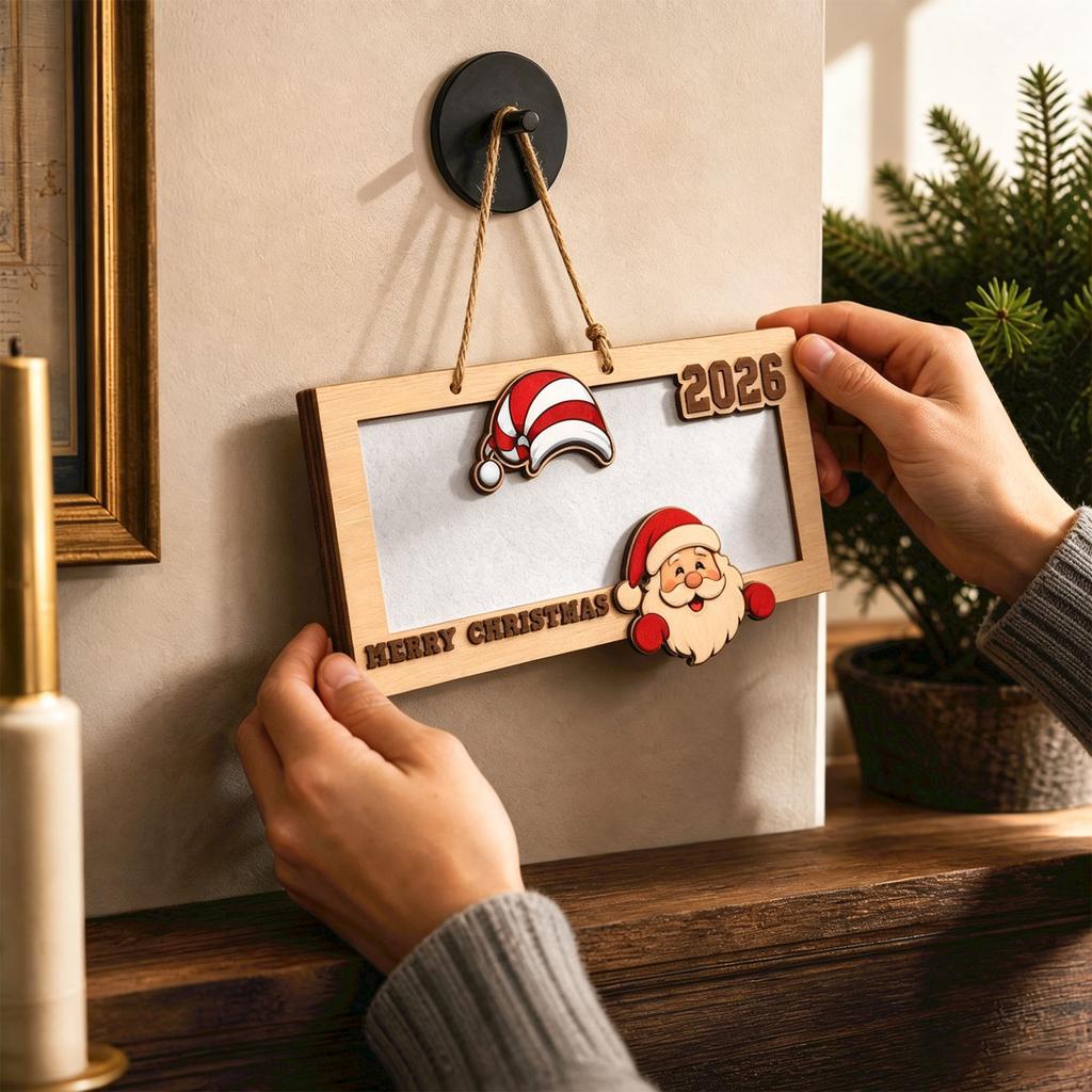 Christmas Wooden Clip for - Wooden Holder for Men and Women -