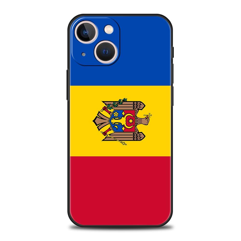Moldova flag Phone Case For iPhone 16e 15 14 13 12 11 Pro Max XS X XR SE 7 8 Plus Shell iPhone 16 Soft TPU Cover