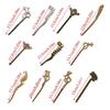 Electroplate Antique Bronze Hairpin for Han Costume Buyao Hair Stick Comb and Sticks Nonslip Stage Accessories 12PCS