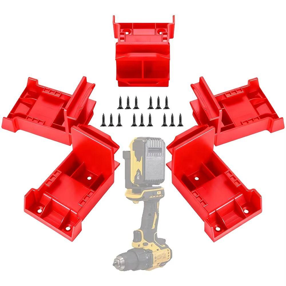 1/5PCS Mount Hanger Stand Power Tool Holders Dock Holder Battery Holder  for Milwaukee M18 Battery