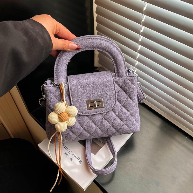 Nischen-Diamanttasche Damen neue Mode vielseitige Handtasche lässiger Trend kleine quadratische Tasche Umhängetasche