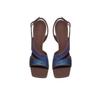 Shoes for Women 2025 New Summer Fashion Buckle Strap Dress Sandals Women Square Toe Peep Toe Stiletto Sexy Women's Sandals