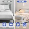 4 Heavy Duty Sheet Holders Non-slip Mattress Straps for All Sheet Sizes.Easy Install Keep Sheets Fixed. Great for Modern Bedding