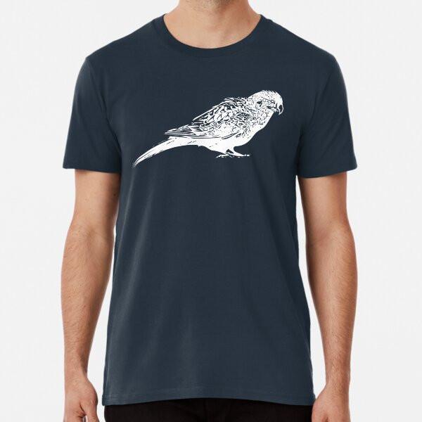 Australian KingParrot White Design  TShirt Made in Australia Unisex T-Shirt M