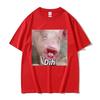 Dih Brainrot Gen Z Pig Funny Meme T Shirt Unisex Women Clothing Casual Humor Tshirts Unisexs Oversized Cotton Short Sleeve T Shirts