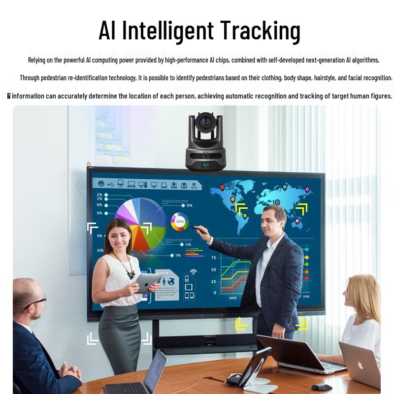 HDCON TCK800V 4K AI Smart Tracking PTZ Conference Camera (CN version)