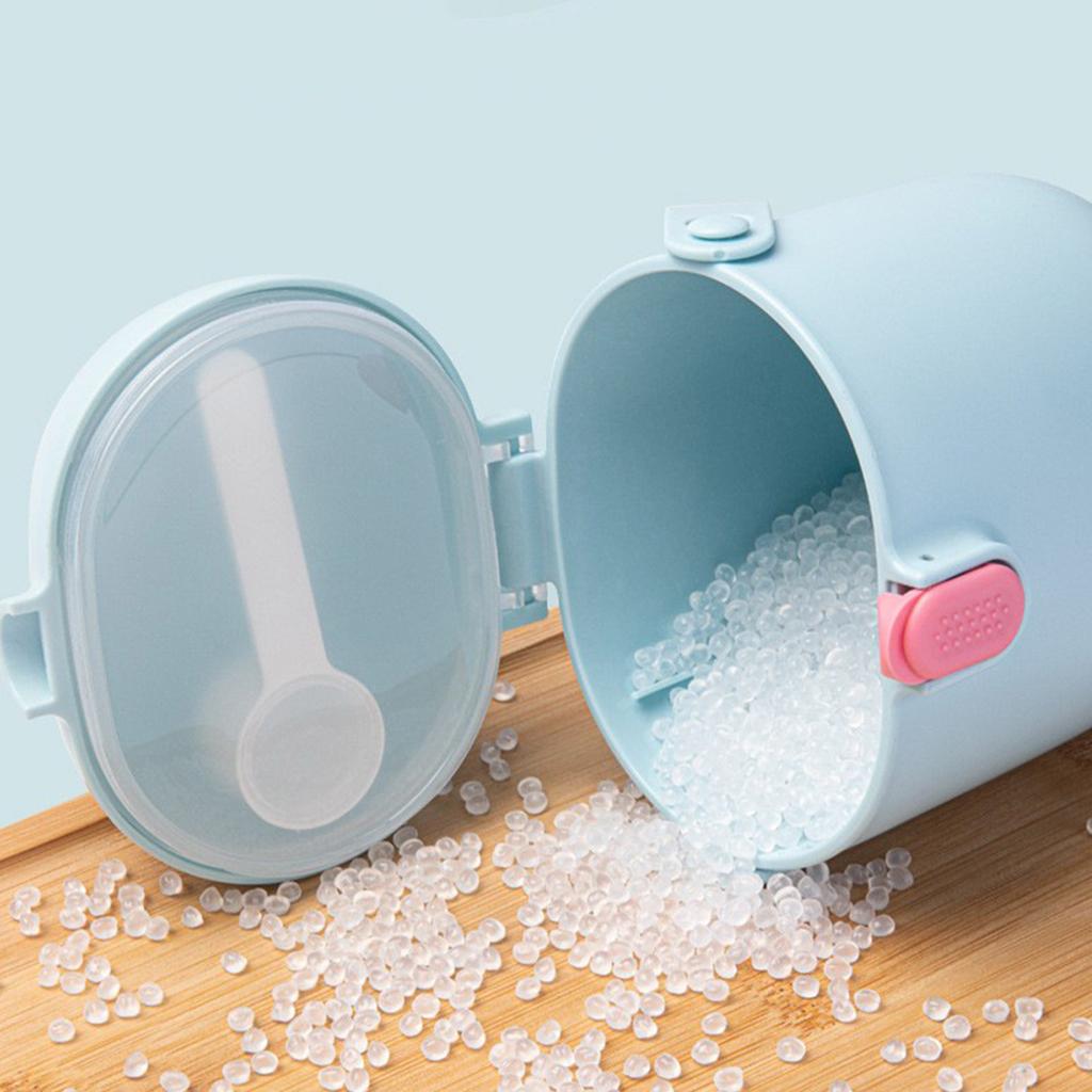 Large Capacity Milk Powder Spoon Snack Container Portable Distribution Sealed Container