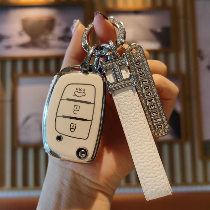 Hyundai Car Key Cover for IX35, Mistra, 7th Gen Elantra, Verna, IX25
