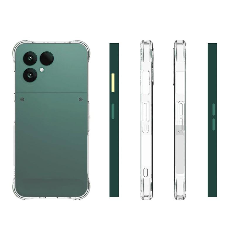 For Fairphone 6 Case WANLONFENG WL Series 2.0mm TPU Phone Cover with Tempered Glass Film