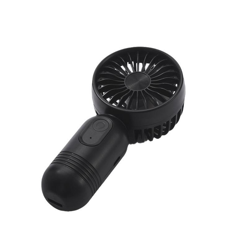 Mini Handheld Fan 3-Speed Strong Wind USB Rechargeable Long Lasting Portable Desk Fan for Students Office Outdoor Travel Camping