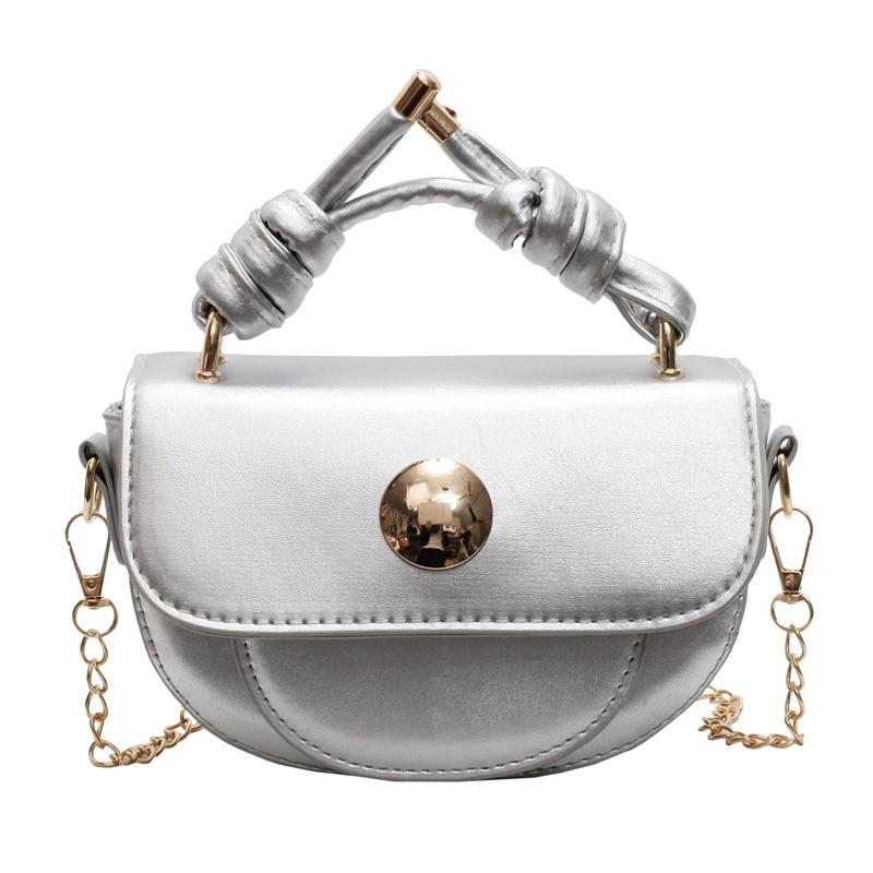 New Summer Popular Handbag Temperament Fashion Messenger Bag Shoulder Bag Premium Texture Saddle Bag Women's Bag
