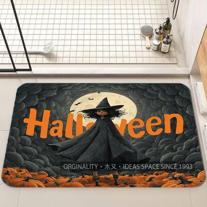 Halloween Pattern Floor Mat Living Room Decoration Home Sofa Non-Slip Carpet Study Bedroom Tatami Children'S Soft Floor Mat