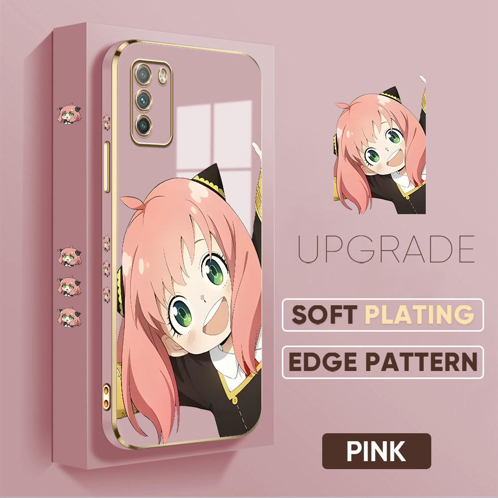 Barevné vzory tisku Pouzdro se čtvercovým vzorem na hraně Pokovené pouzdro na telefon Luxusní měkké pouzdro na telefon pro Huawei Honor Xiaomi Redmi