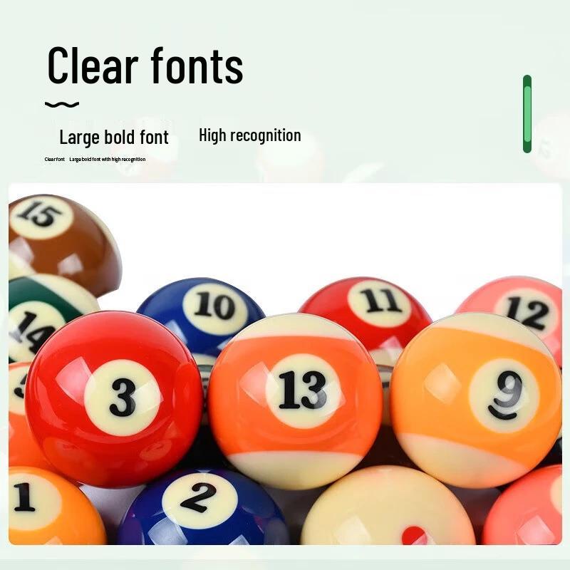 Yidong Chinese Eight-Ball Billiard Balls Set