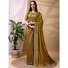 Premium Yellow Silk Saree with Matching Blouse – Radiant Festive Elegance