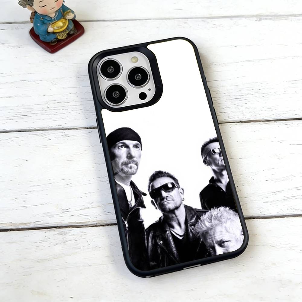 Band U-U2 Phone Case For iPhone17,16,15,14,13,12,11 Plus,Pro Magnetic with Magsafe Wireless Charging