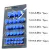 Nut Cover For Motorcycle 5 Colors Motorcycle Screw Cover 30PCS/Set Motorcycle Screw Nut Bolt Covers Rustproof Motorcycle Screw