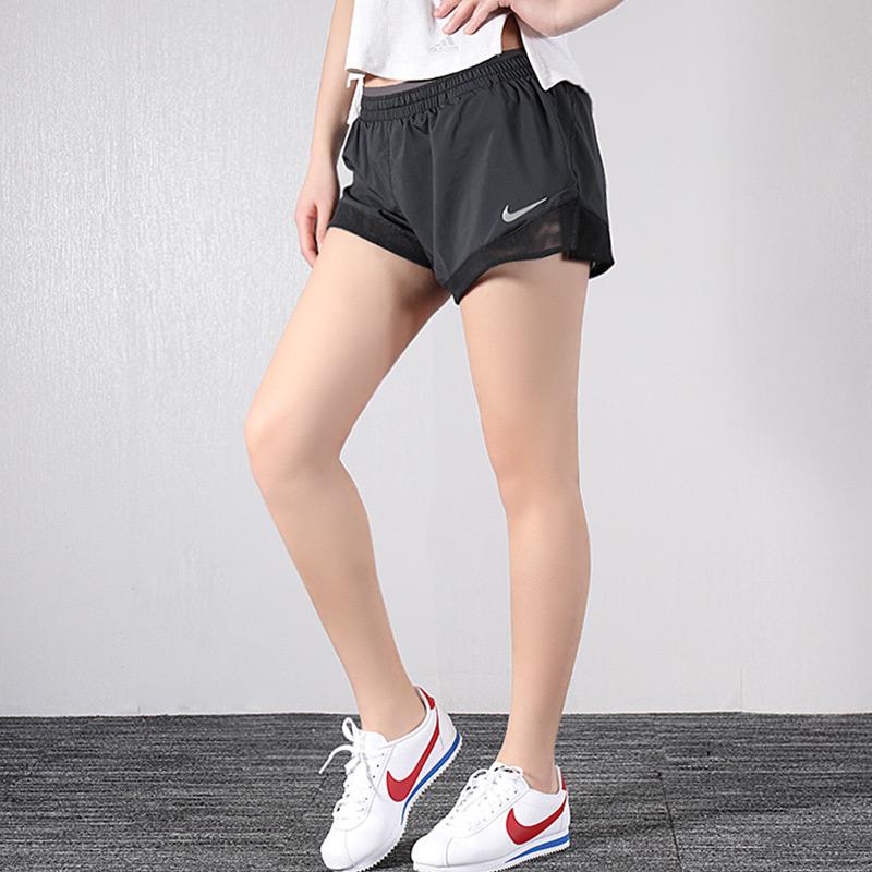 Nike Logo Woven Breathable Sports Casual Shorts Women Shorts Black BV5018-010