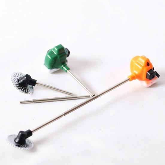 Mini Lawn Mower Good Craftsmanship Comfortable Hand Feeling Plastic Dollhouse Simulation Mowing Chainsaw Micro Gardening Tools