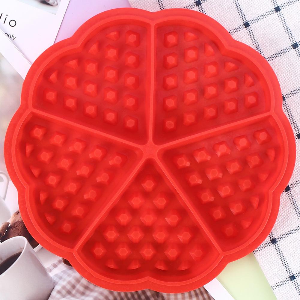 Waffle Makers Mould Silicone Cake Chocolate Mould Nonstick Baking Mold Bakeware DIY Tool